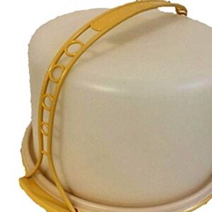 Vintage Tupperware Cake Carrier Taker Replacement Handle - Harvest Gold